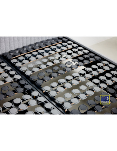 Lit Tempur Arc – Tête Vectra – Stone – Sommier électrique 2 moteurs