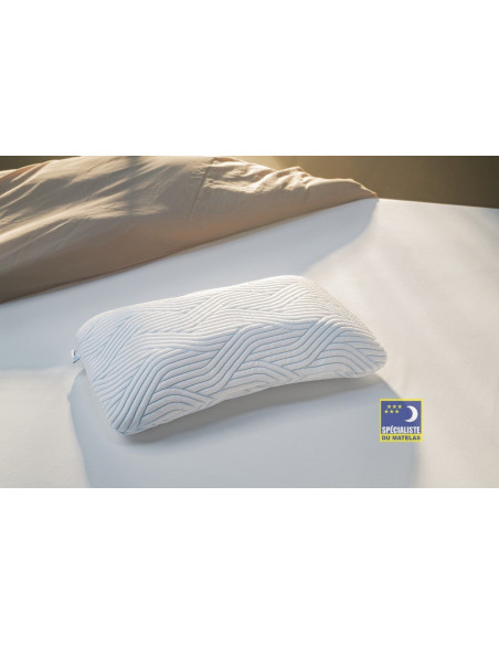Oreiller Tempur Symphony SmartCool large 63x43x14 - confort et fraîche