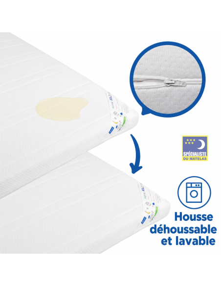 Matelas bébé 100% latex - Revor