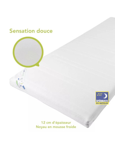 Matelas bébé en mousse froide - Revor