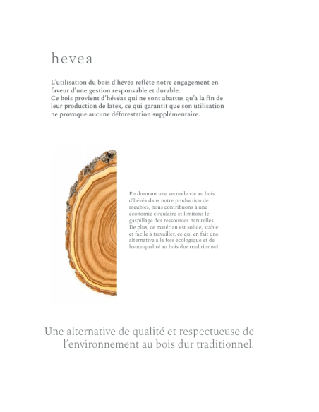 Lit Hévéa Jura avec tête de lit Lyn